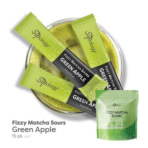Green Apple Fizzy Matcha Sours (15 pk)