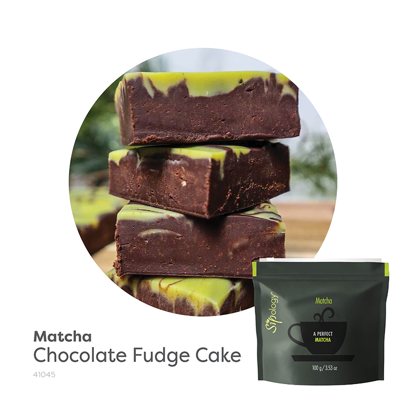 Chocolate Fudge Cake Matcha