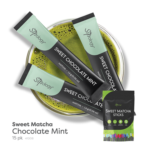 Chocolate Mint Sweet Matcha Sticks (15 pk)