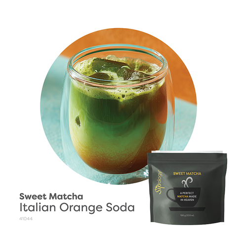 Italian Orange Soda Sweet Matcha