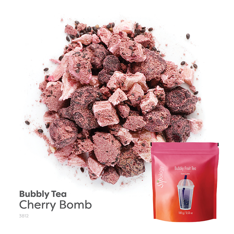 Cherry Bomb Bubbly Tea