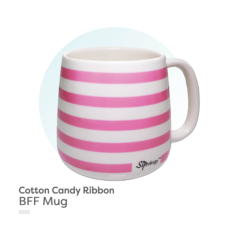 BFF Mug - Cotton Candy Ribbon