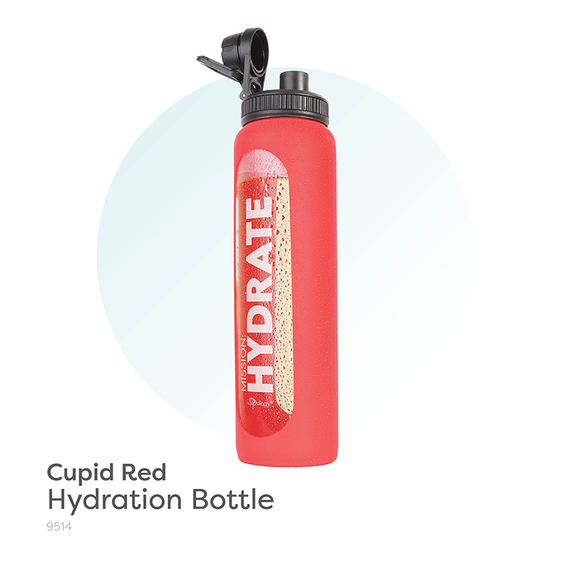 Hydration Water Bottle - Cupid Red
