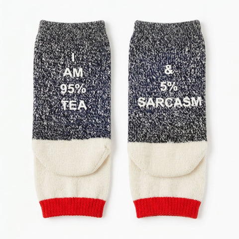 Walking on Sarcasm Cabin Socks